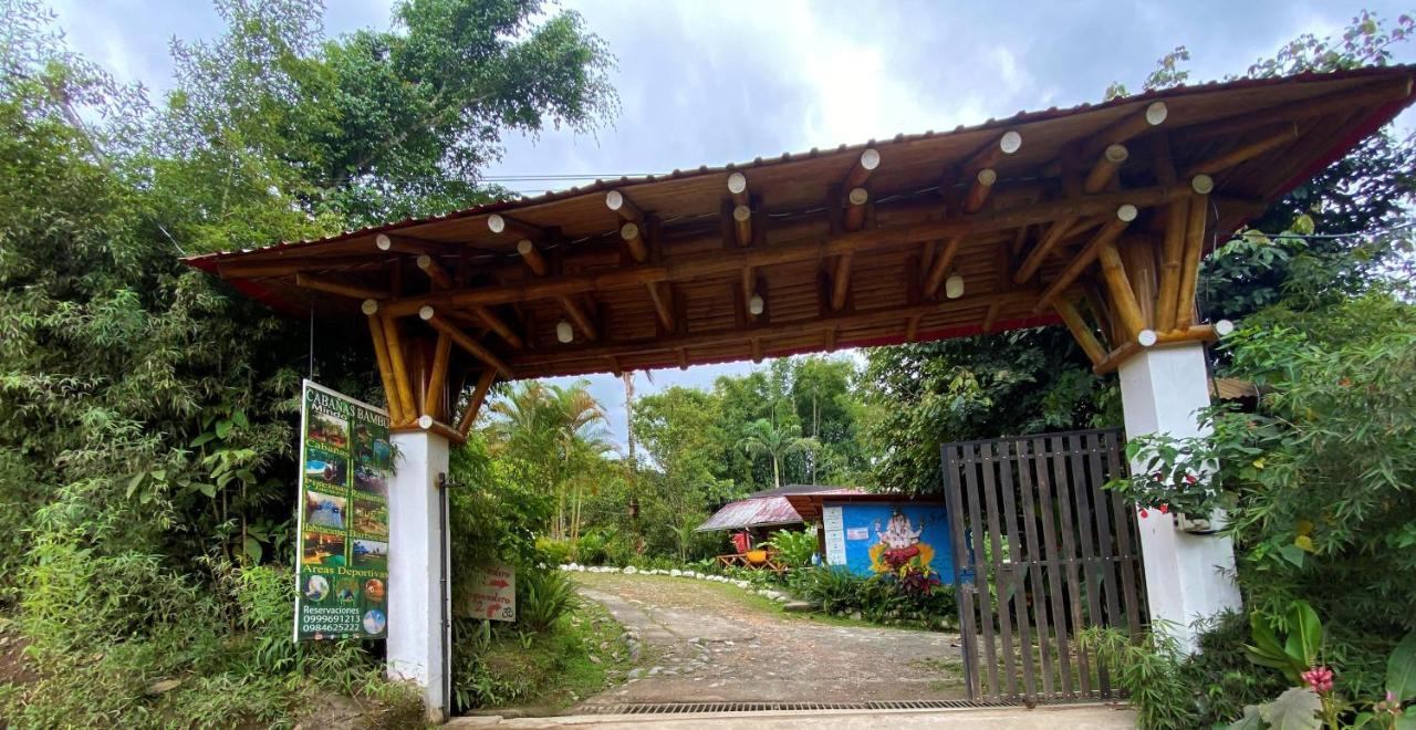 Cabanas Bambu Mindo Esterno foto
