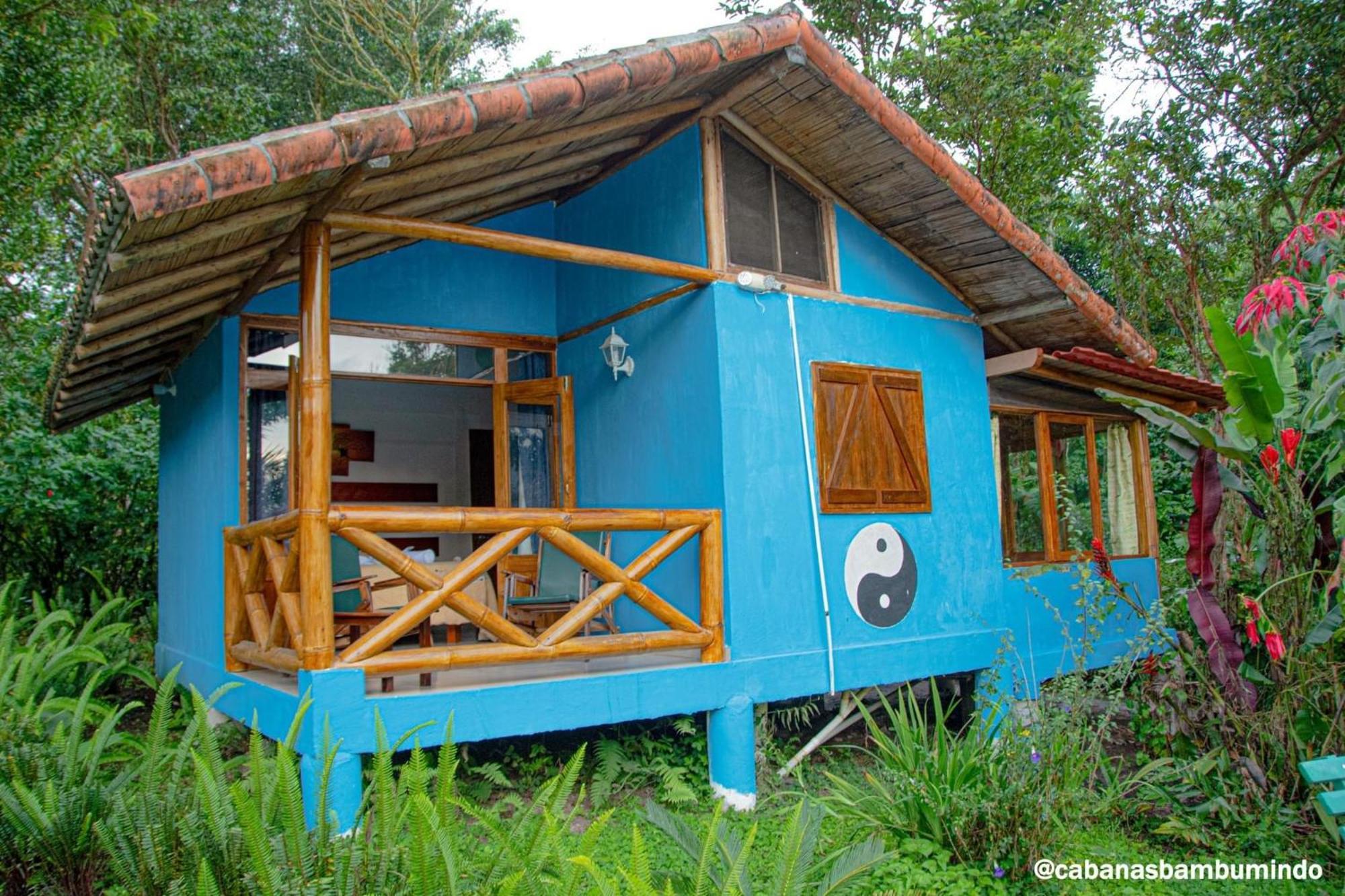 Cabanas Bambu Mindo Esterno foto