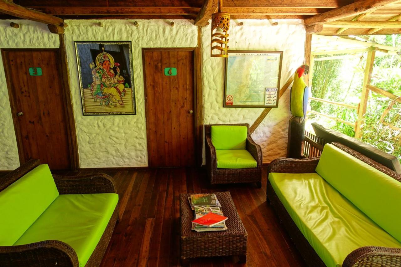 Cabanas Bambu Mindo Esterno foto